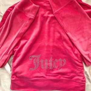 Juicy Couture Pink Velour Jacket